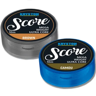 KRYSTON SCORE HEAVYWEIGHT LEADCORE MUDDY BROWN 35 LB (10 M) KR SC14