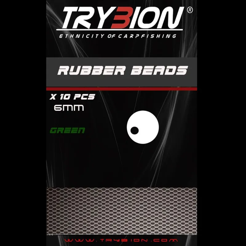 TRYBION BOLAS SILICONA GREEN 6MM 10UND 10191G