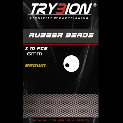 TRYBION BOLAS SILICONA BROWN 6MM 10236