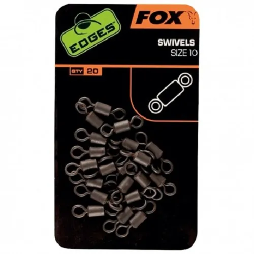 Fox Edges Swivels Size 10 x 20