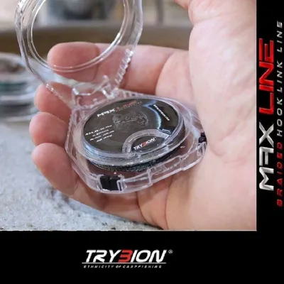 TRYBION MAX LINE BRAIDED HOOK LINE 35LBS 20M MARRON OCRE 10020M35