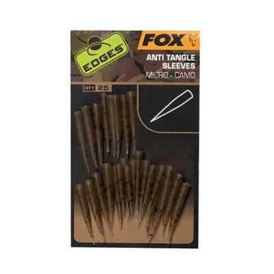 Fox Edges Anti Tangle Sleeves Camo Micro
